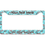 Peacock License Plate Frame - Style B (Personalized)
