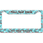 Peacock License Plate Frame - Style B (Personalized)