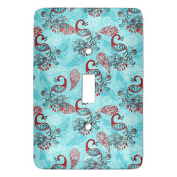 Peacock Light Switch Cover (Personalized)