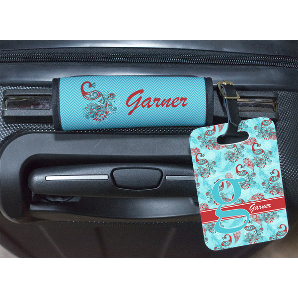 Peacock Luggage Wrap & Tag