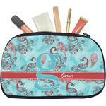 Peacock Makeup / Cosmetic Bag - Medium (Personalized)