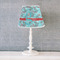 Peacock Poly Film Empire Lampshade - Lifestyle