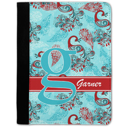 Peacock Notebook Padfolio w/ Name and Initial