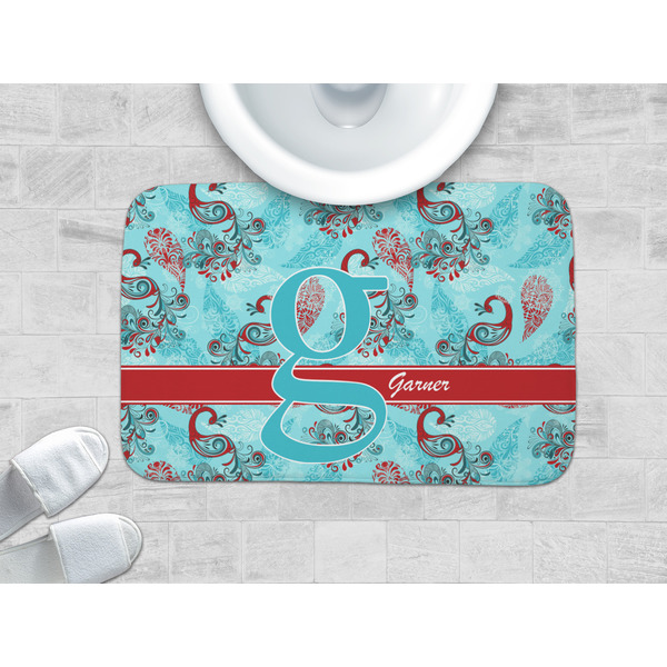 Peacock Memory Foam Bath Mat - LIFESTYLE 34x21