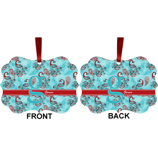 Peacock Metal Benilux Ornament - Front and Back (APPROVAL)