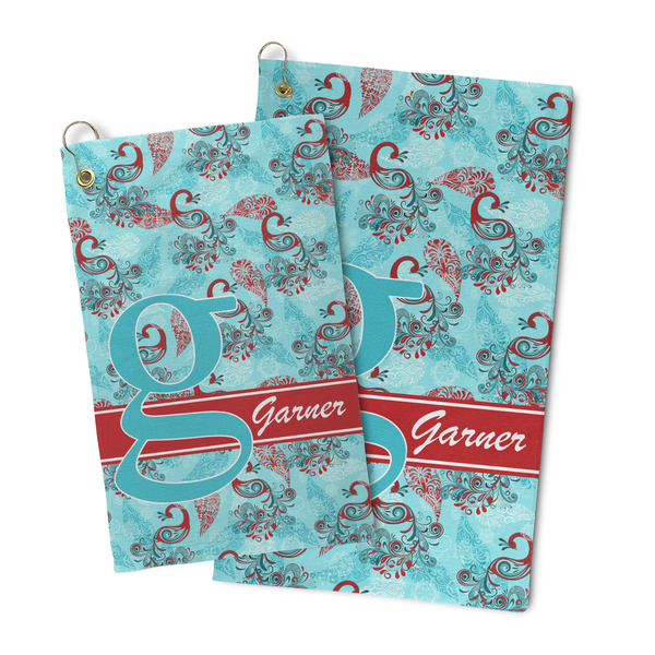 Peacock Microfiber Golf Towel - PARENT/MAIN