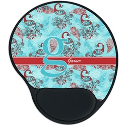 Peacock Mouse Pad with Wrist Support