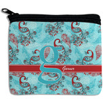 Peacock Rectangular Coin Purse (Personalized)