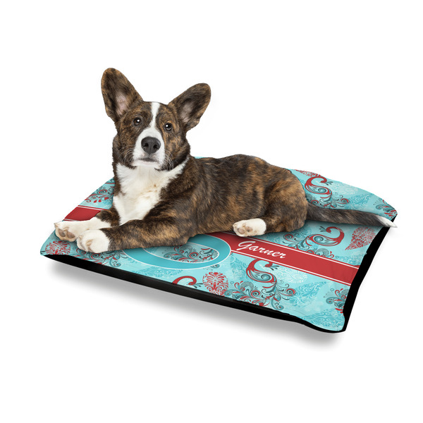 Peacock Outdoor Dog Beds - Medium - IN CONTEXT