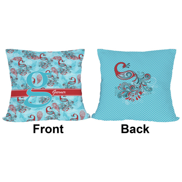 Peacock Outdoor Pillow - 16x16