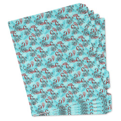 Peacock Binder Tab Divider - Set of 5 (Personalized)