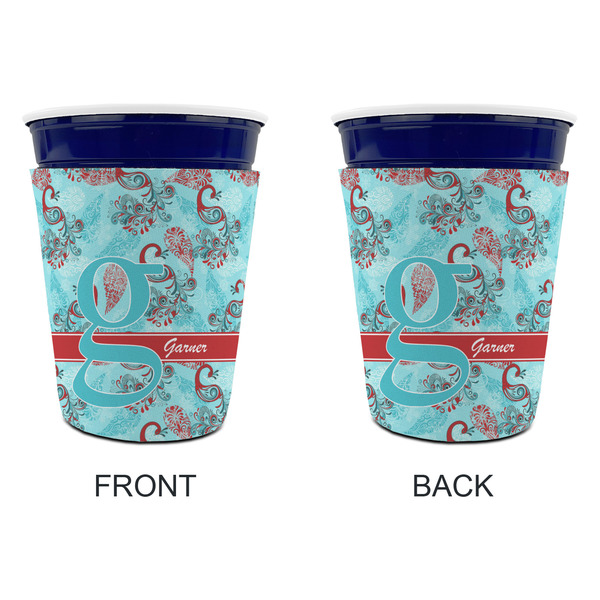 Peacock Party Cup Sleeves - without bottom - Approval