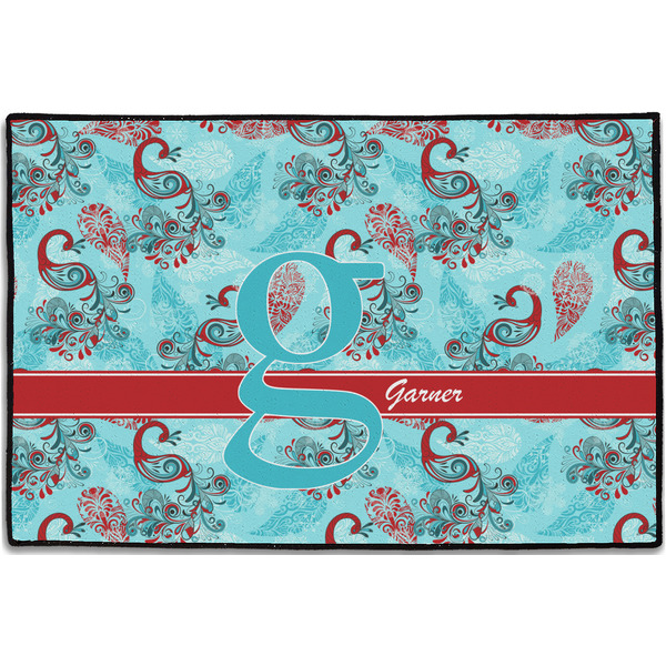 Peacock Personalized Door Mat - 36x24 (APPROVAL)