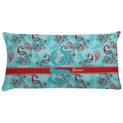 Peacock Pillow Case - King (Personalized)