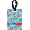 Peacock Personalized Rectangular Luggage Tag