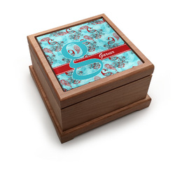 Peacock Pet Urn w/ Name and Initial