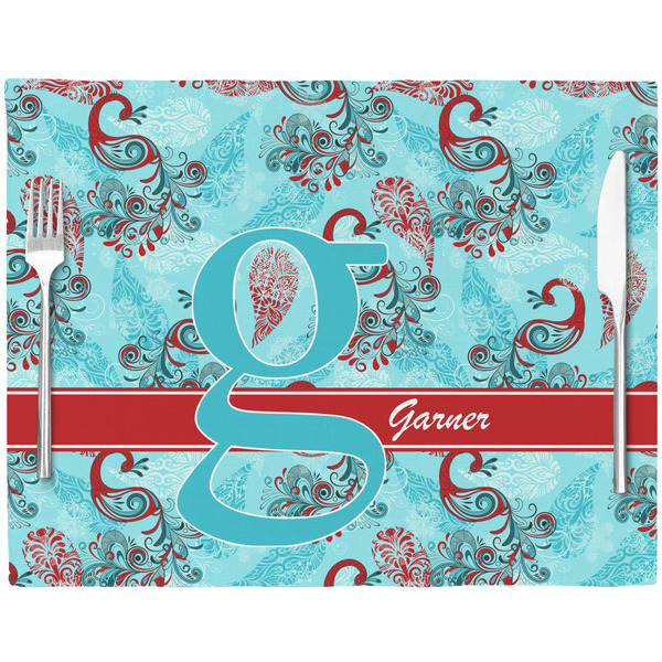 Peacock Placemat with Props