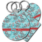 Peacock Plastic Keychain (Personalized)