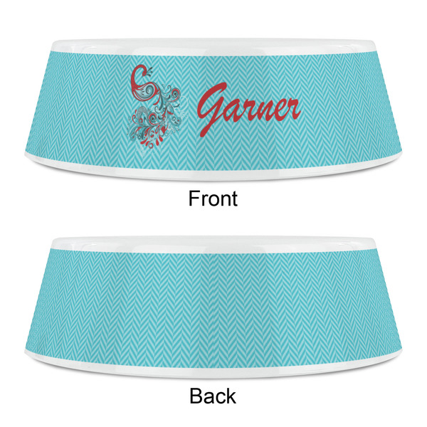 Peacock Plastic Pet Bowls - Small - APPROVAL