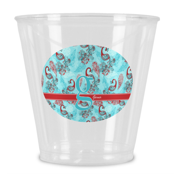 Custom Peacock Plastic Shot Glass (Personalized)