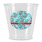 Peacock Plastic Shot Glass (Personalized)