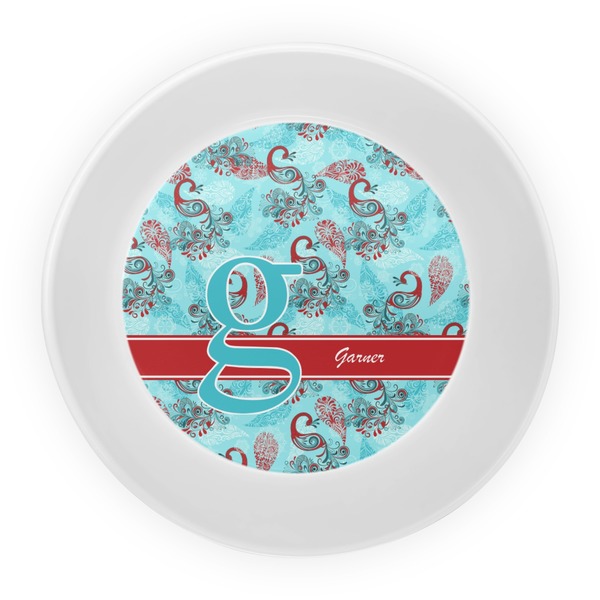 Peacock Melamine Bowl - Center