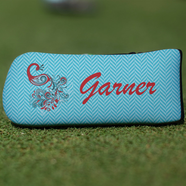 Custom Peacock Blade Putter Cover (Personalized)