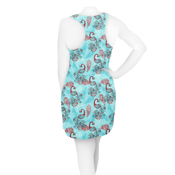 Peacock Racerback Dress - On Model - Back
