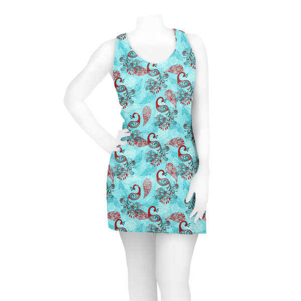 Peacock Racerback Dress - On Model - Front