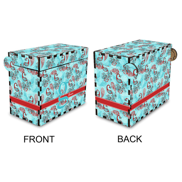 Peacock Recipe Box - Full Color - Approval