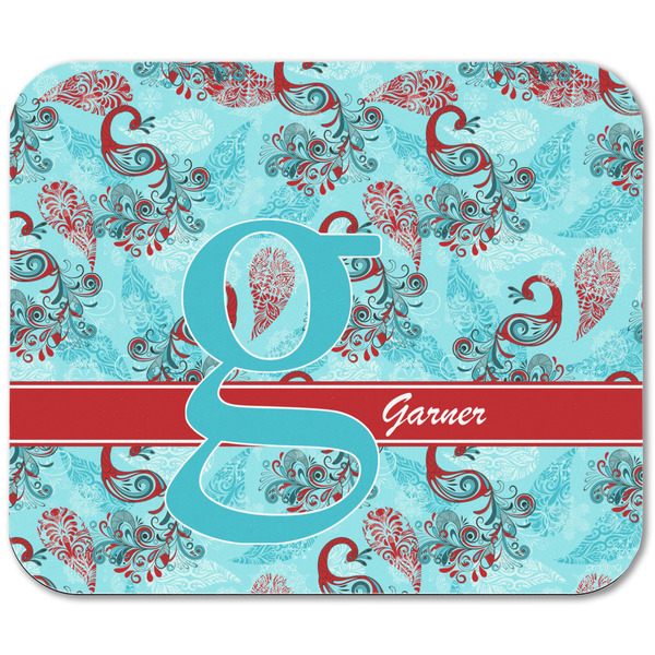 Peacock Rectangular Mouse Pad - APPROVAL