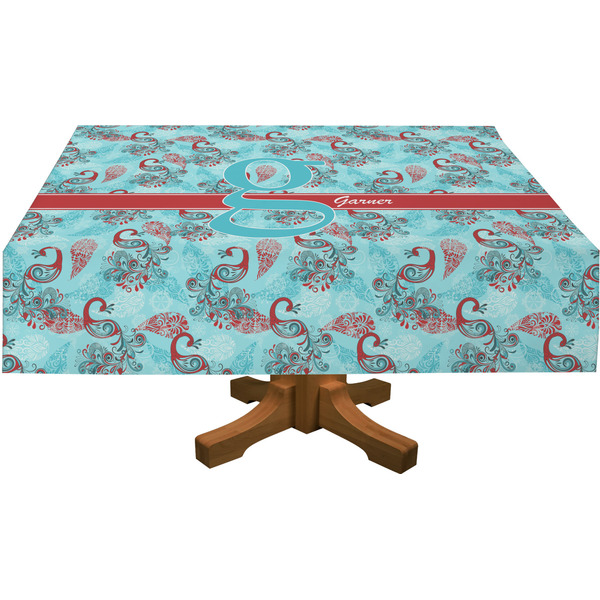 Peacock Rectangular Tablecloths (Personalized)