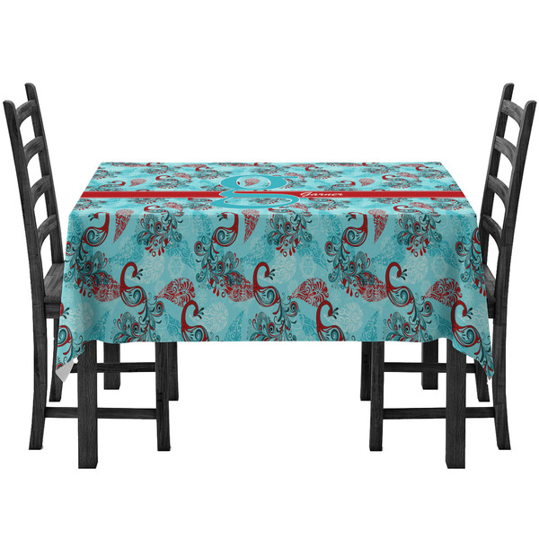 Custom Peacock Tablecloth (Personalized)