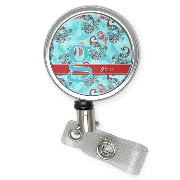 Custom Peacock Retractable Badge Reel (Personalized)