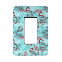 Peacock Rocker Style Light Switch Cover (Personalized)