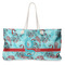 Peacock Large Tote Bag with Rope Handles (Personalized)