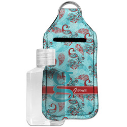 Peacock Hand Sanitizer & Keychain Holder - Large (Personalized)