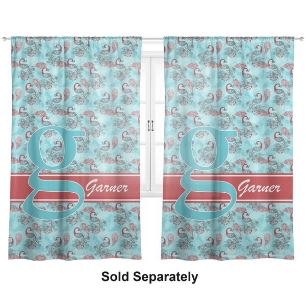 Peacock Sheer Curtains