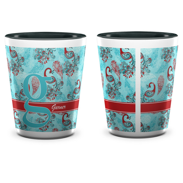 Peacock Shot Glass - Two Tone - APPROVAL