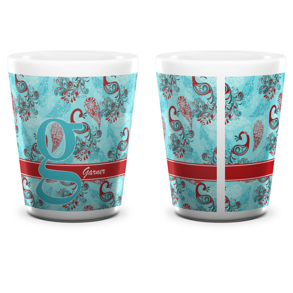 Peacock Shot Glass - White - APPROVAL