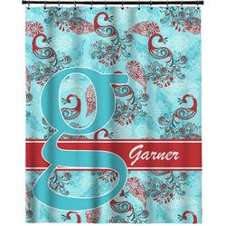 Peacock Extra Long Shower Curtain - 70"x84" (Personalized)