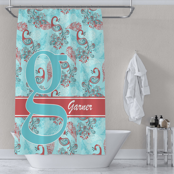 Peacock Shower Curtain Lifestyle