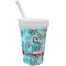 Peacock Sippy Cup with Straw (Personalized)