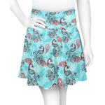 Peacock Skater Skirt - Small