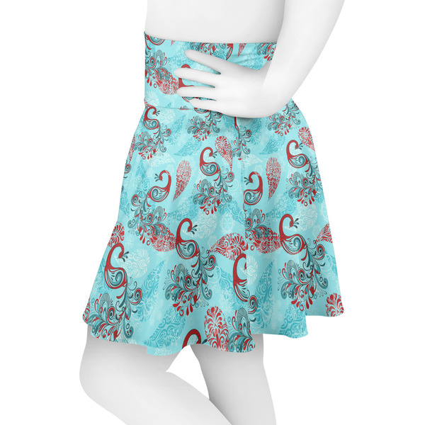 Peacock Skater Skirt - Side