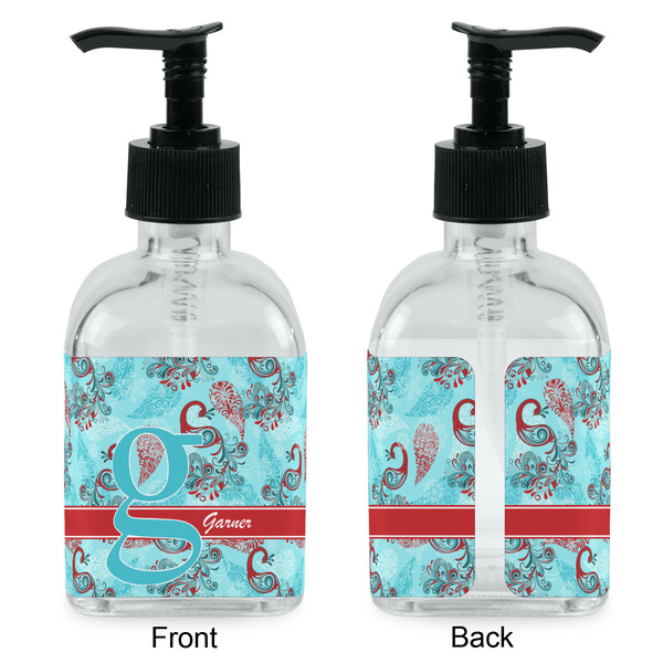 Peacock Glass Soap/Lotion Dispenser - Approval