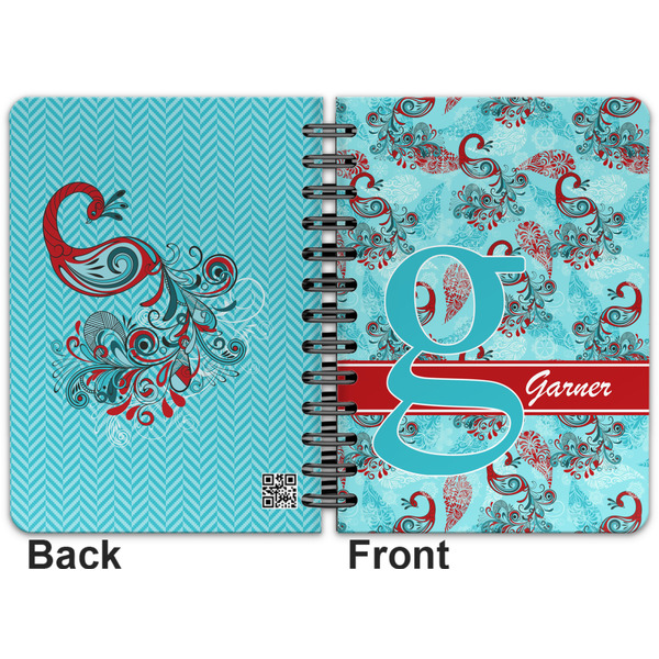 Peacock Spiral Journal 5 x 7 - Apvl