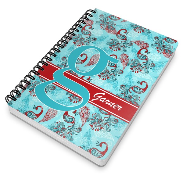 Peacock Spiral Journal 7 x 10 - Main