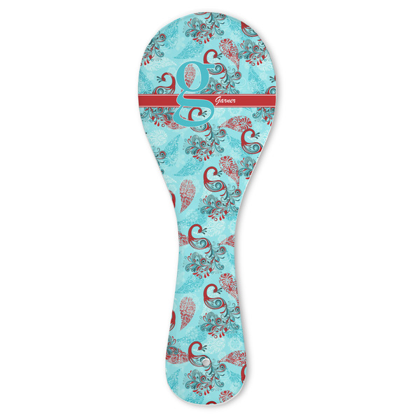 Custom Peacock Ceramic Spoon Rest (Personalized)