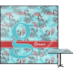 Peacock Square Table Top (Personalized)